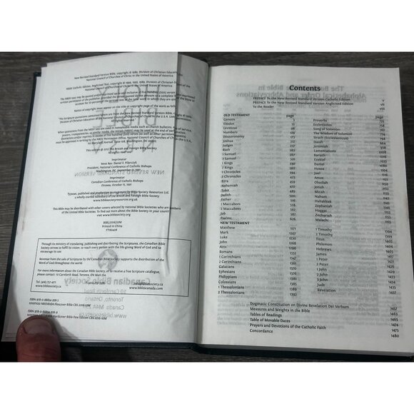 Holy Bible NRSV New Revised Standard Version by Bible Society Paperback 2015 - Picture 5 of 7